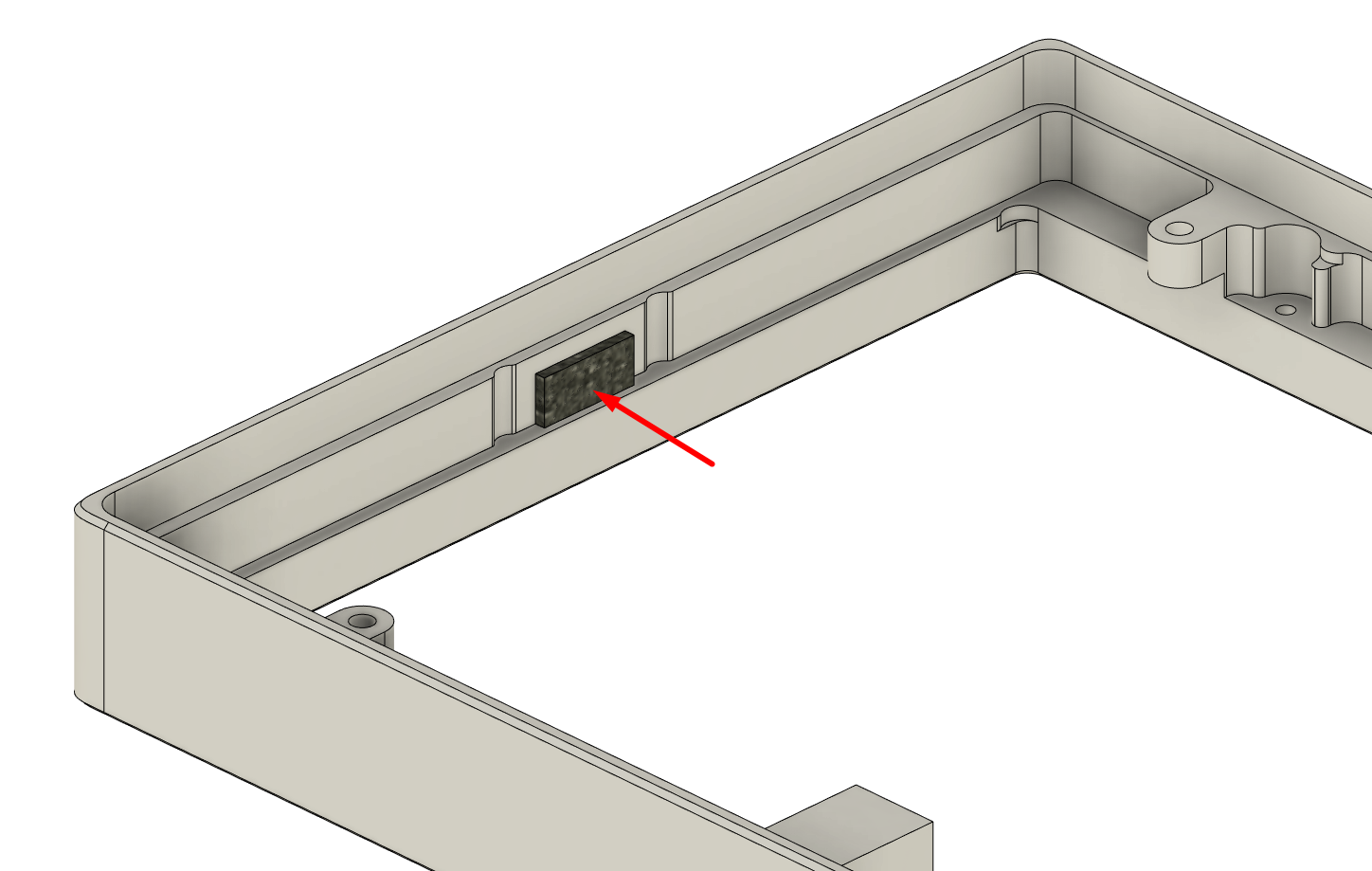 Side vertical gasket locations