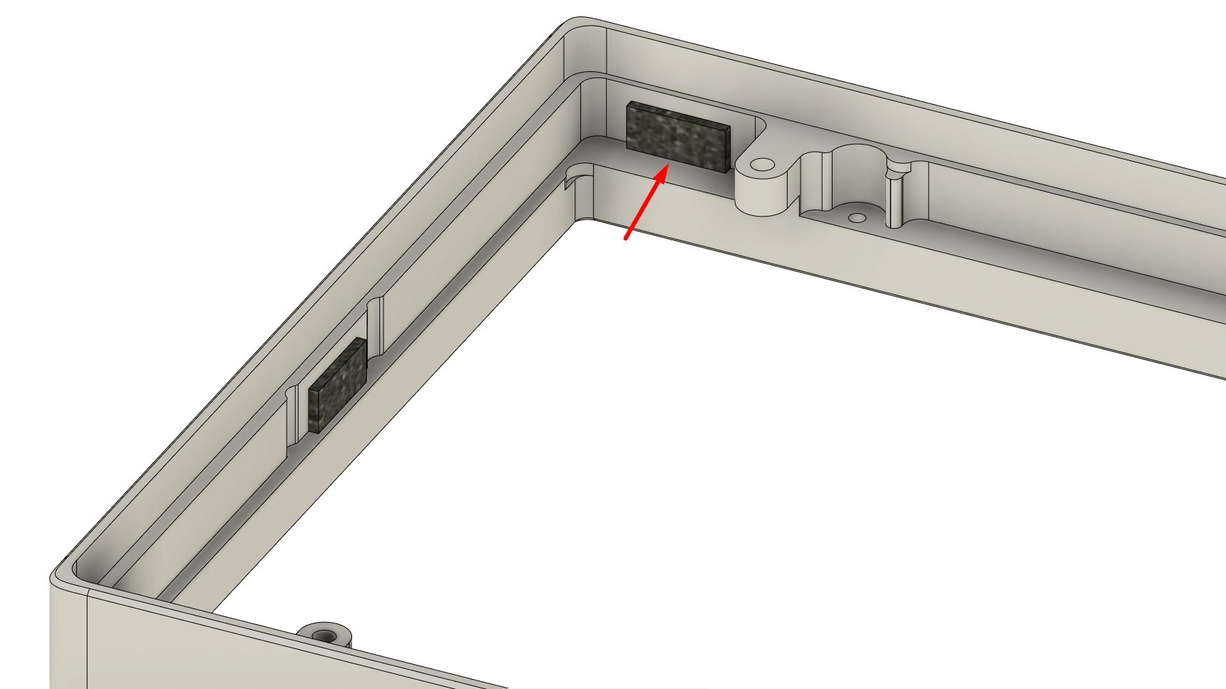 Top/Bottom vertical gasket locations